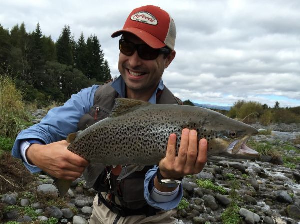 Sean with an eight pounder.