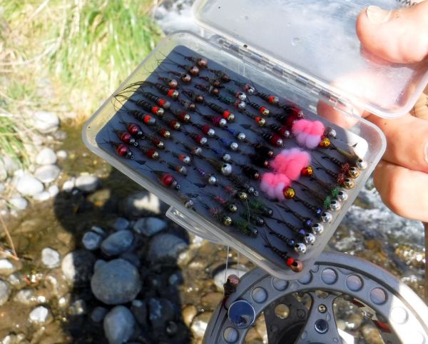 Commercially tied Czech nymphs can be difficult to source in New Zealand. Most of these are from AK Custom Flies.