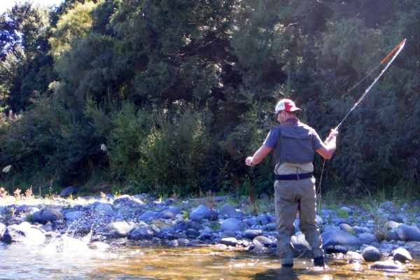 Sean on the middle river but he's no novice.