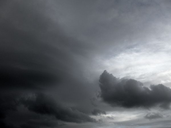 Rain clouds gather