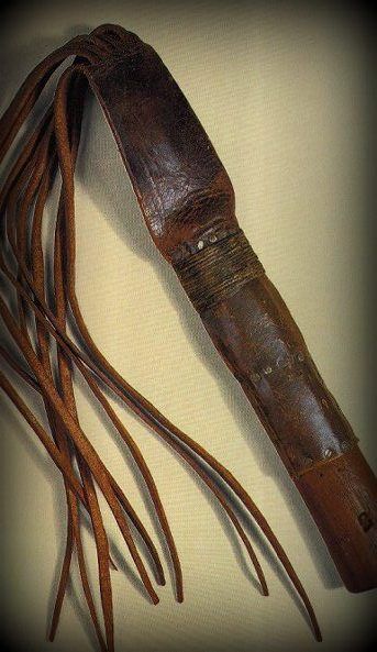 A cat o' nine tails used at the Norfolk Island penal colony