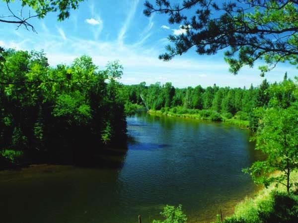 The AuSable.