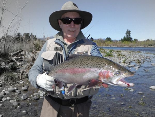 Rob with his best rainbow for five years.