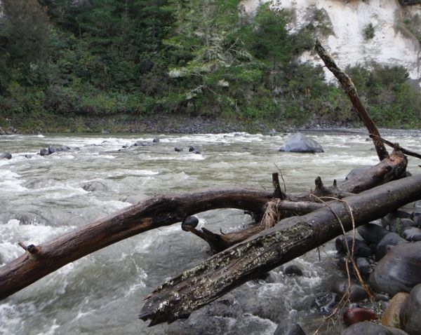 The Sand Pool as the river rises fast.